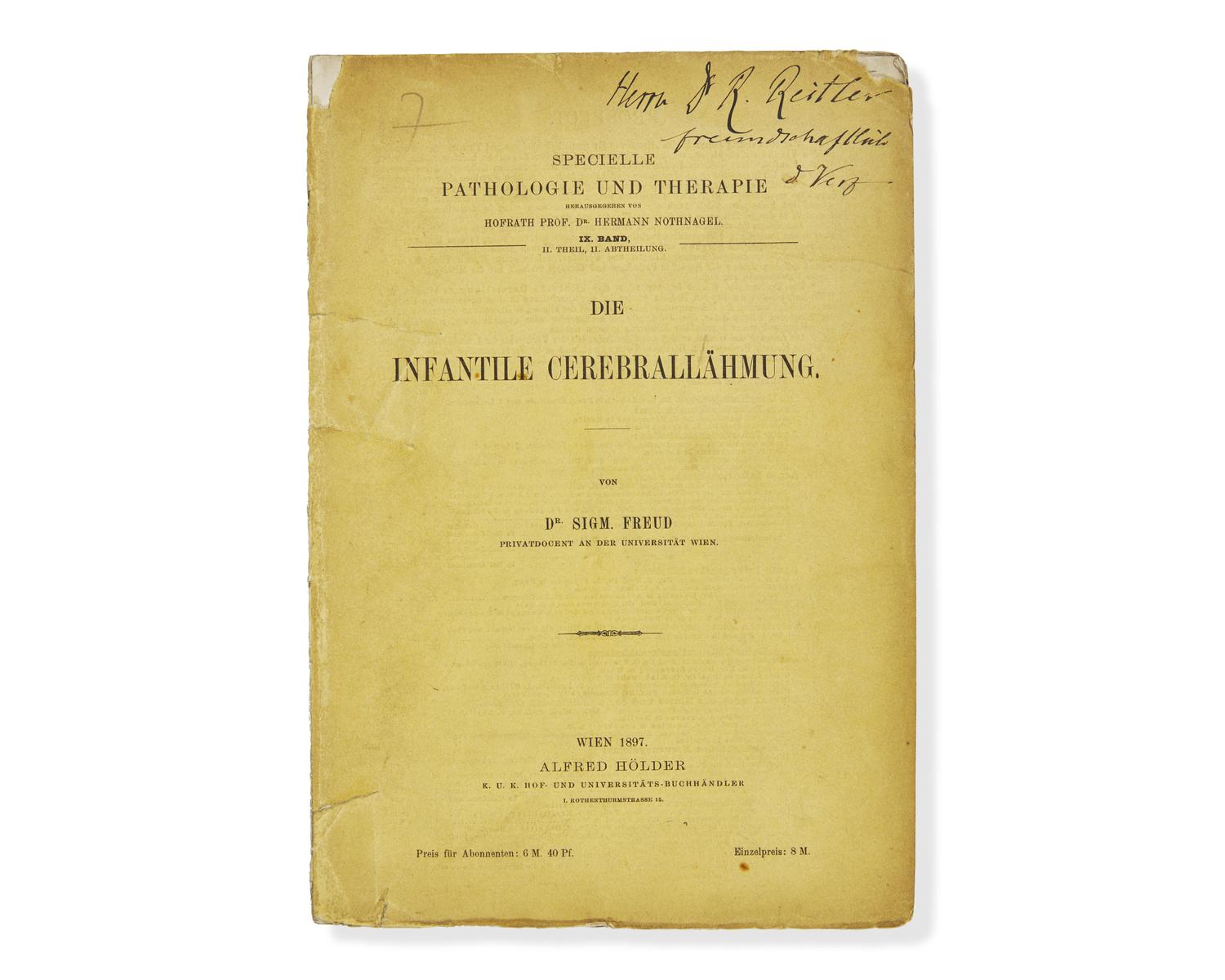 [Science, Medicine & Mathematics] Freud, Sigm(und). Die Infantile Cerebrallahmung