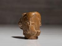 Sioux Claystone Effigy Pipe Bowl