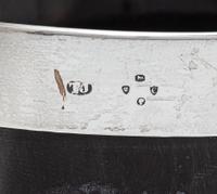 Four Silver Mounted Horn Beakers