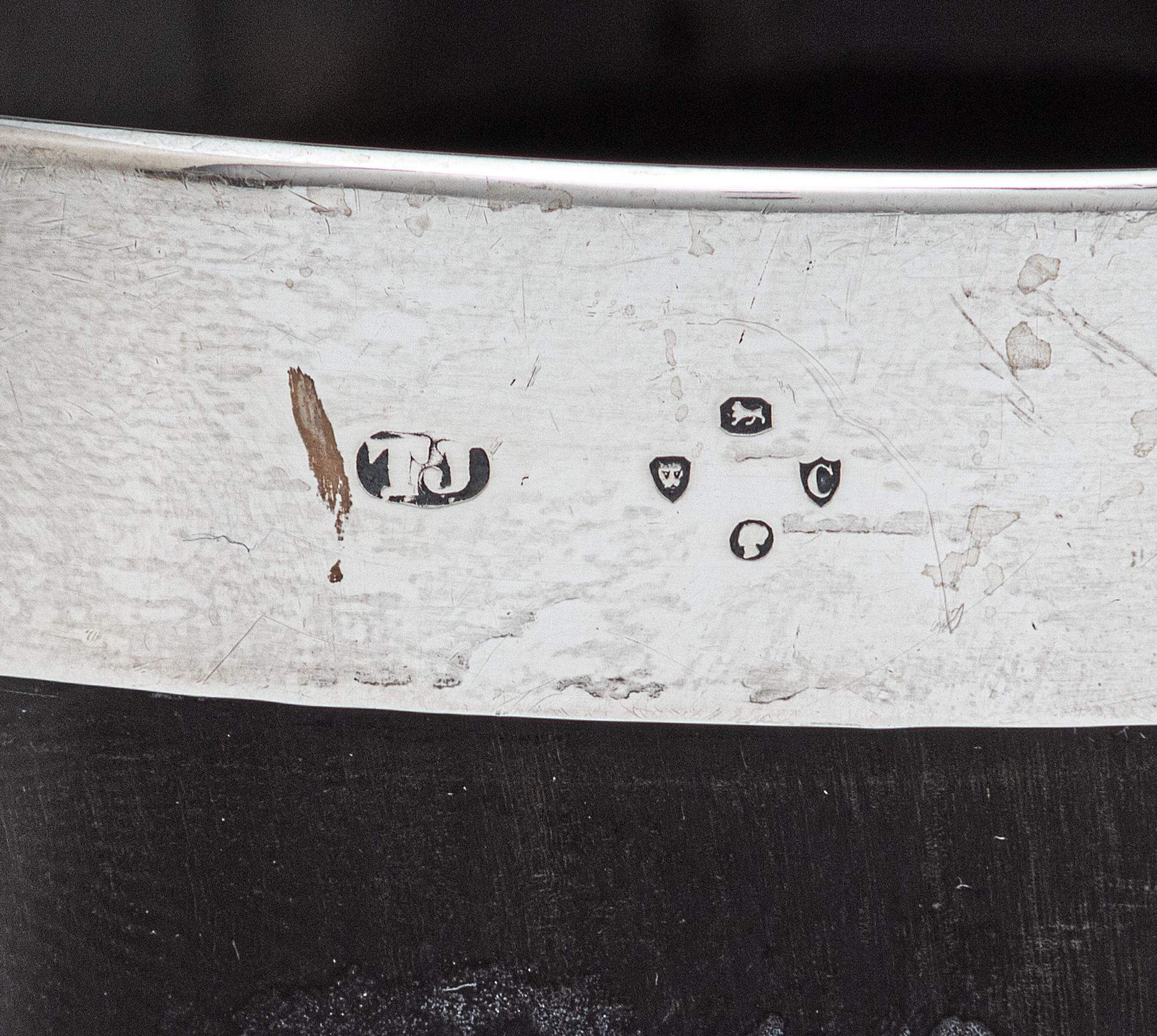 Four Silver Mounted Horn Beakers