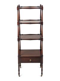 A Regency Mahogany Etagere