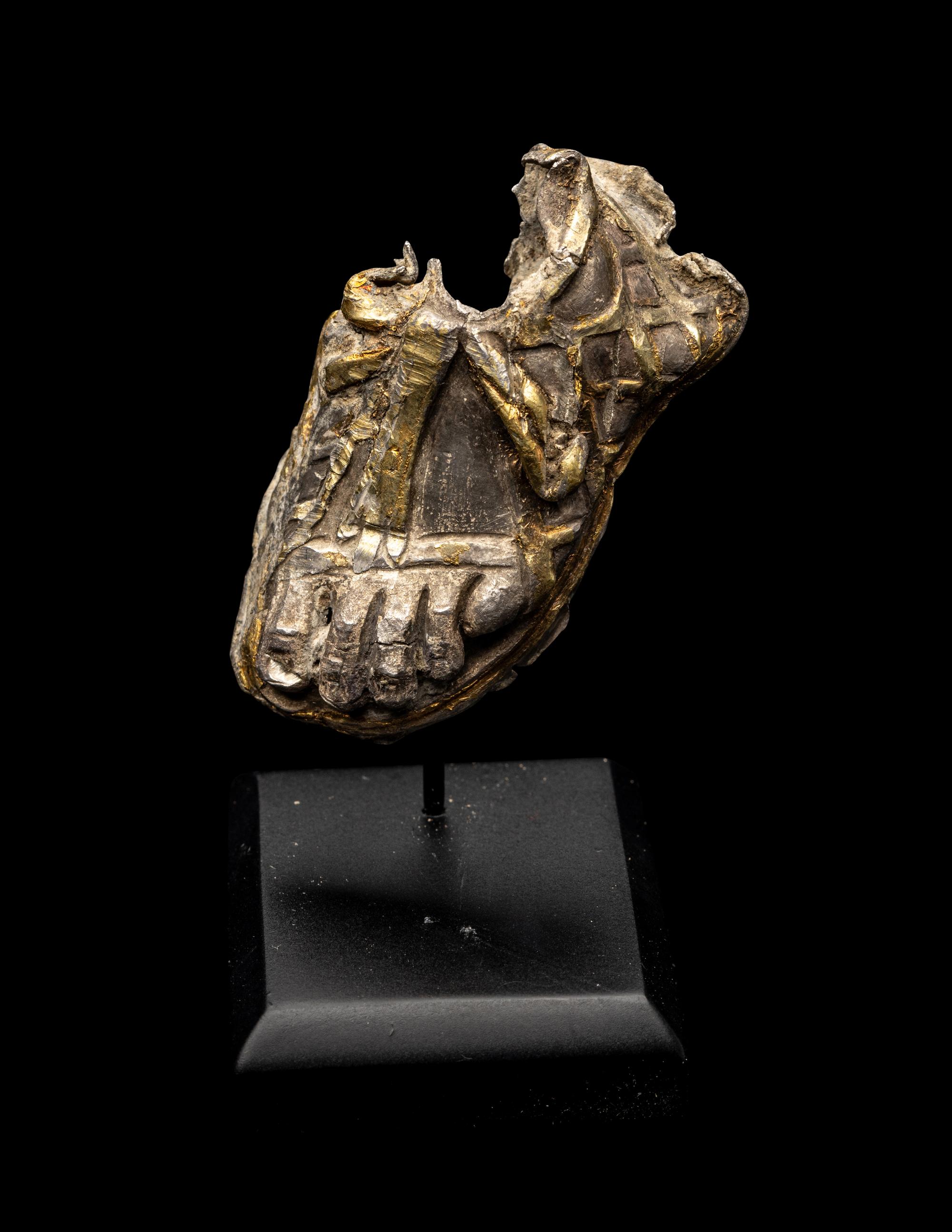 A Roman Gilt-Silver Foot