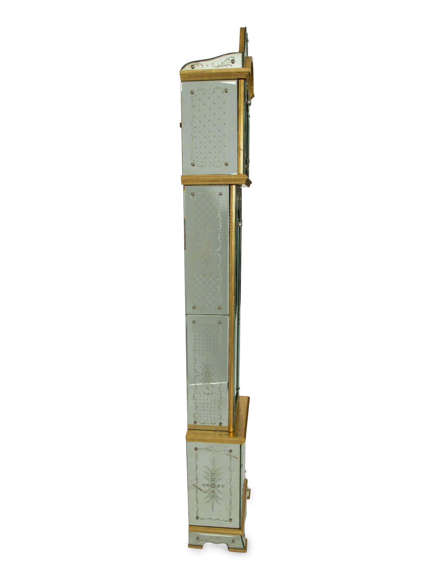 A Venetian Style Tall Case Clock — 20TH CENTURY
