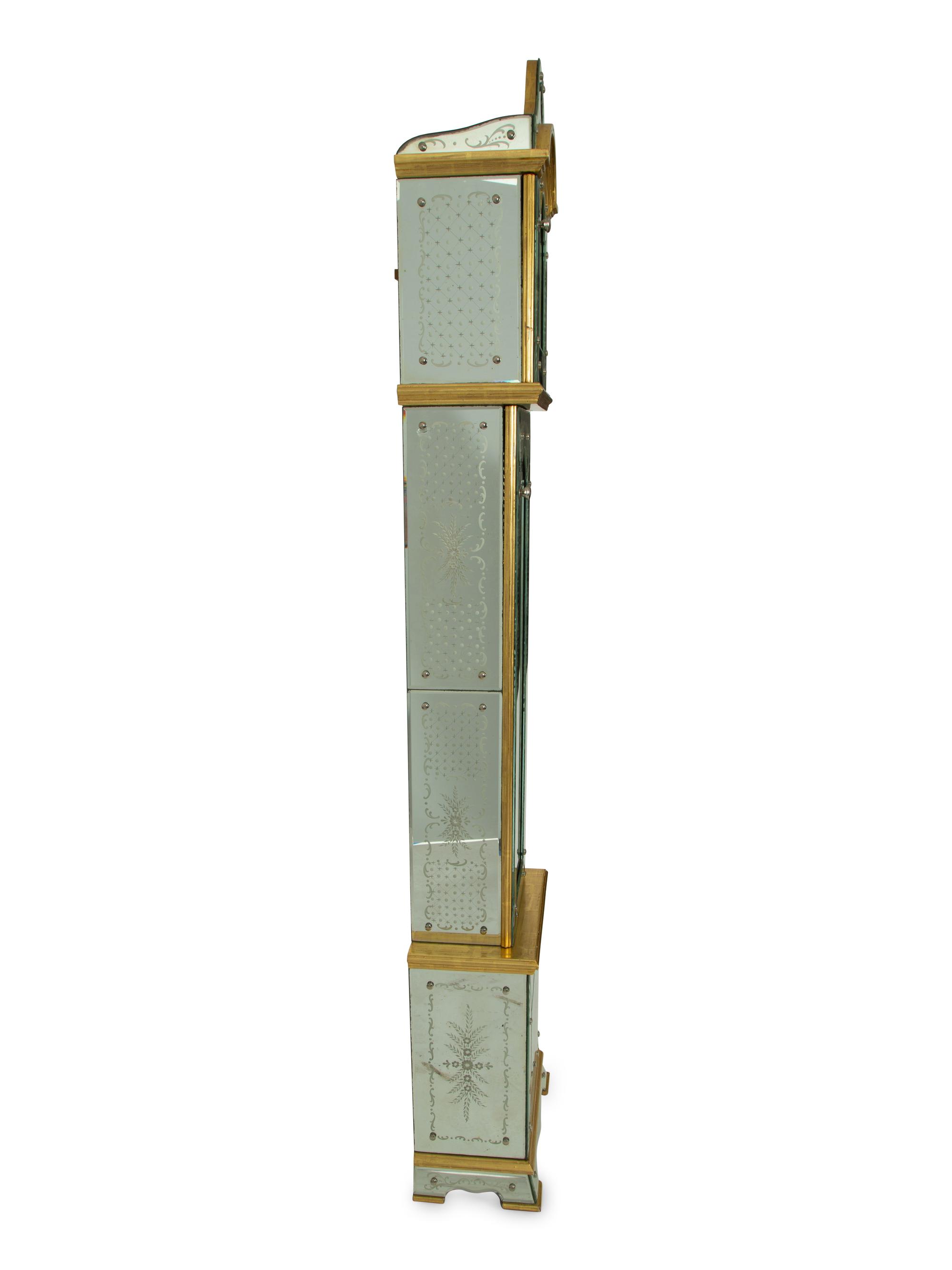 A Venetian Style Tall Case Clock — 20TH CENTURY