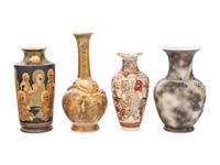 Four Japanese Porcelain Vases