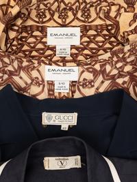 Three Designer Dresses & Ensembles: Valentino, Gucci, Emanuel Ungaro, 1980-2000s