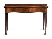 A George III Mahogany Serpentine Sideboard