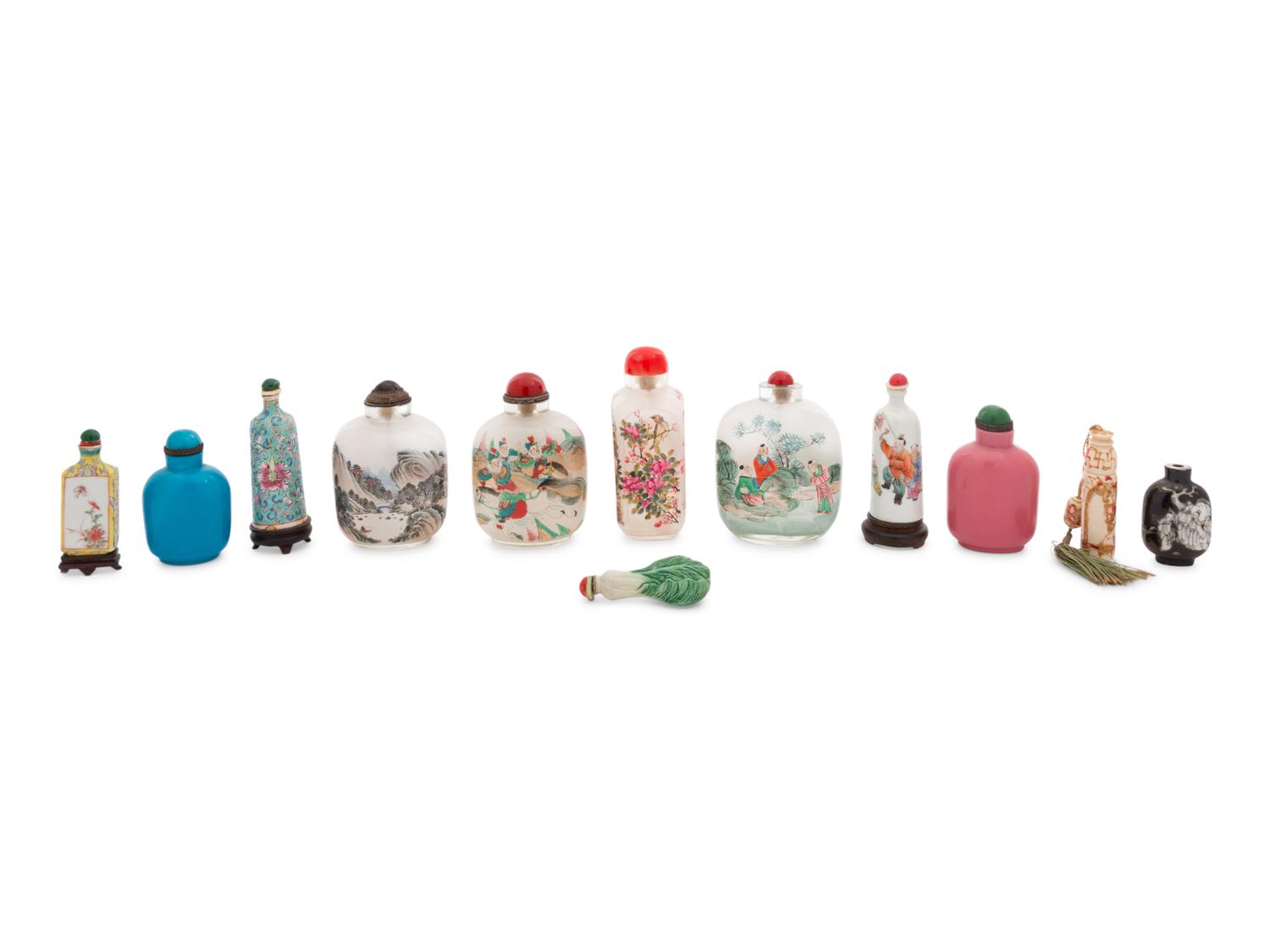 A Group of Chinese Snuff Bottles