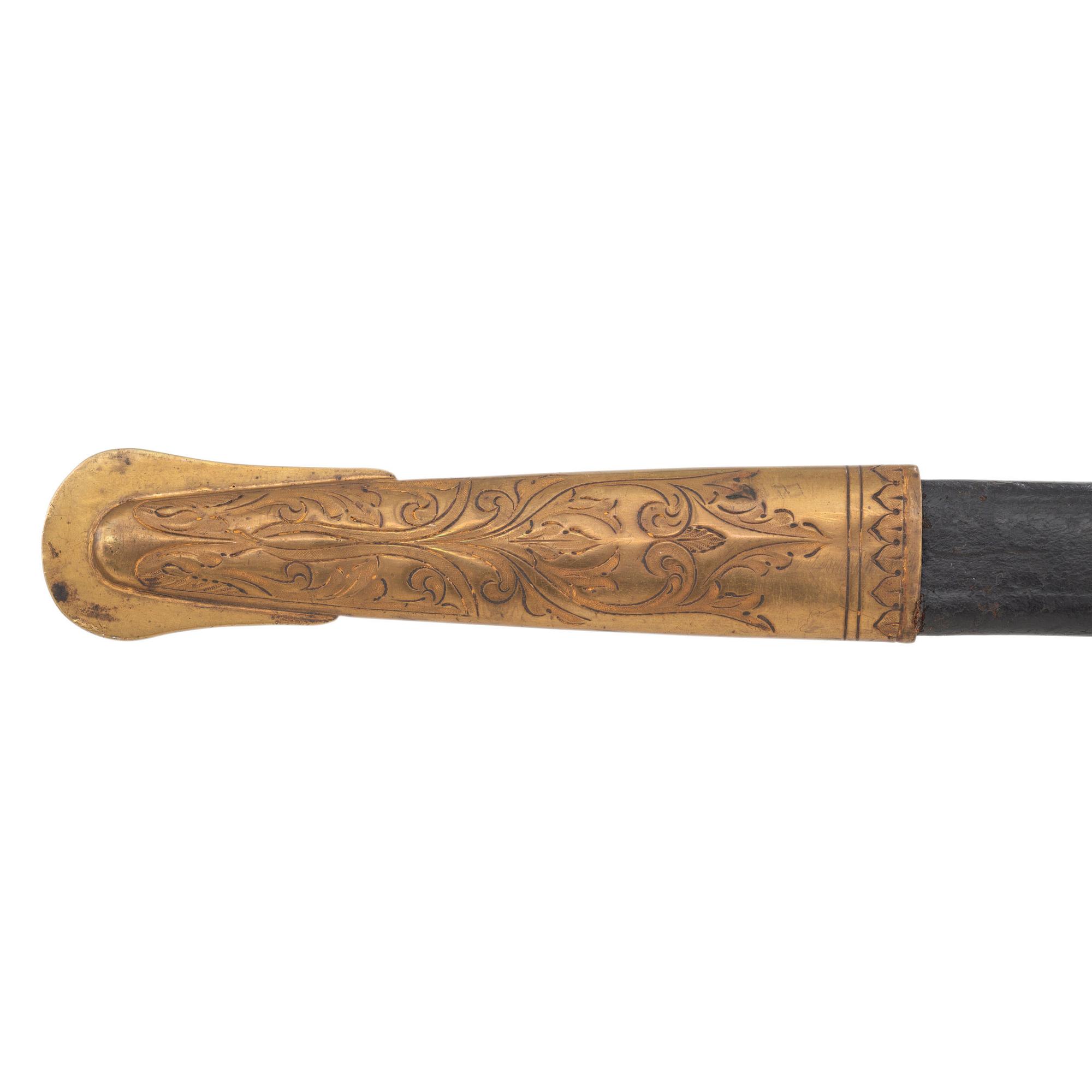 Hortsmann Retailed Import Model 1850 Staff and Field Officer's Sword Presented to Capt. Ira Ayer - 116th NY Infantry