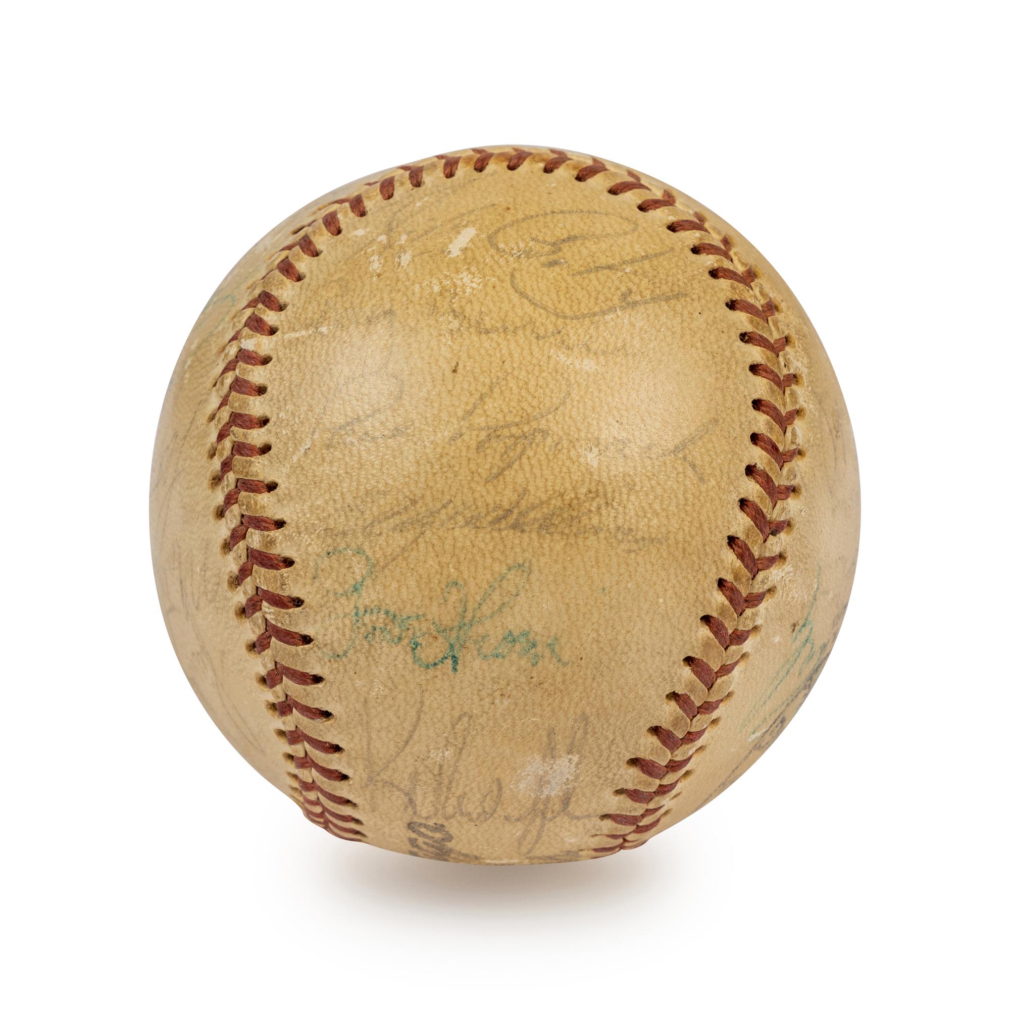 A Group of Chicago Cubs Hall of Fame Signed Autograph Baseballs and a 1973 Team Signed Baseball (Beckett Authentication Services Certified),