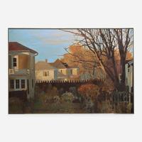 John Gordon (American, 21st Century) Alta's Yard, Winter Coming On