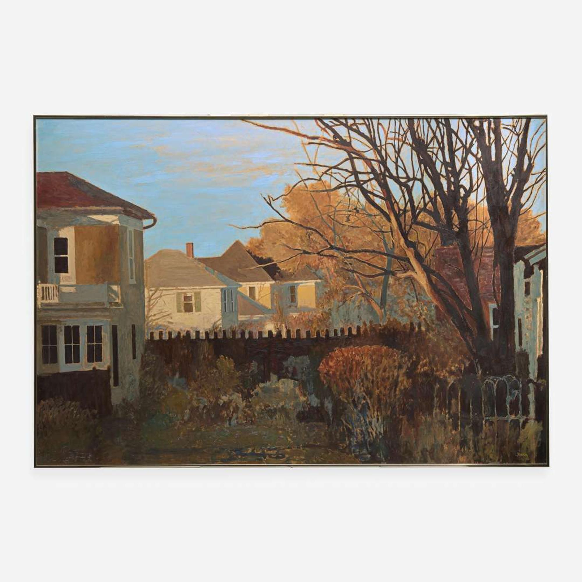 John Gordon (American, 21st Century) Alta's Yard, Winter Coming On