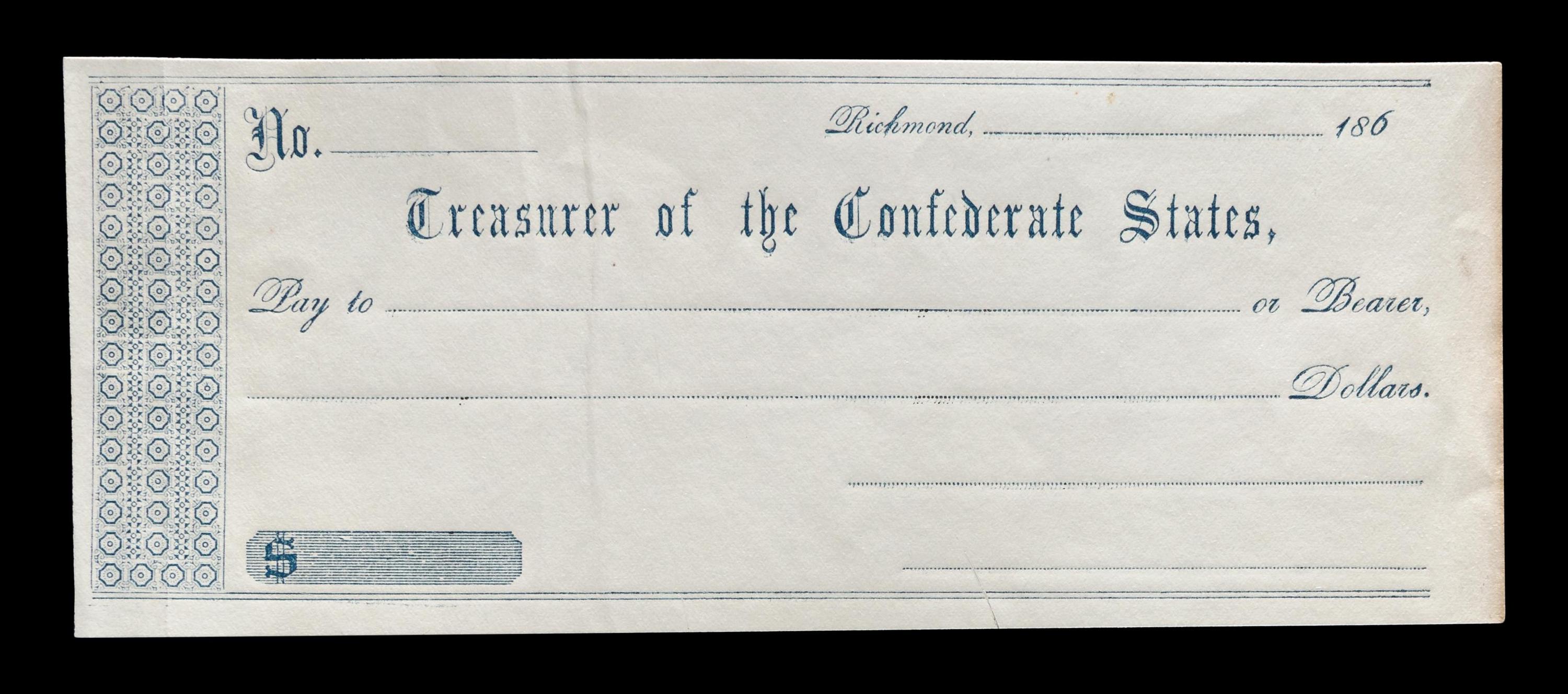 [CONFEDERATE STATES OF AMERICA] An 1864 T-68 $10 Note