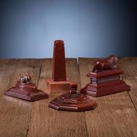Western Great Lakes Catlinite Carved Paperweights