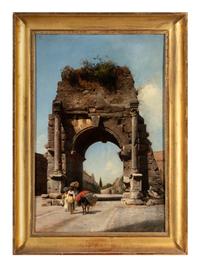 View of Roman Triumphal Arch