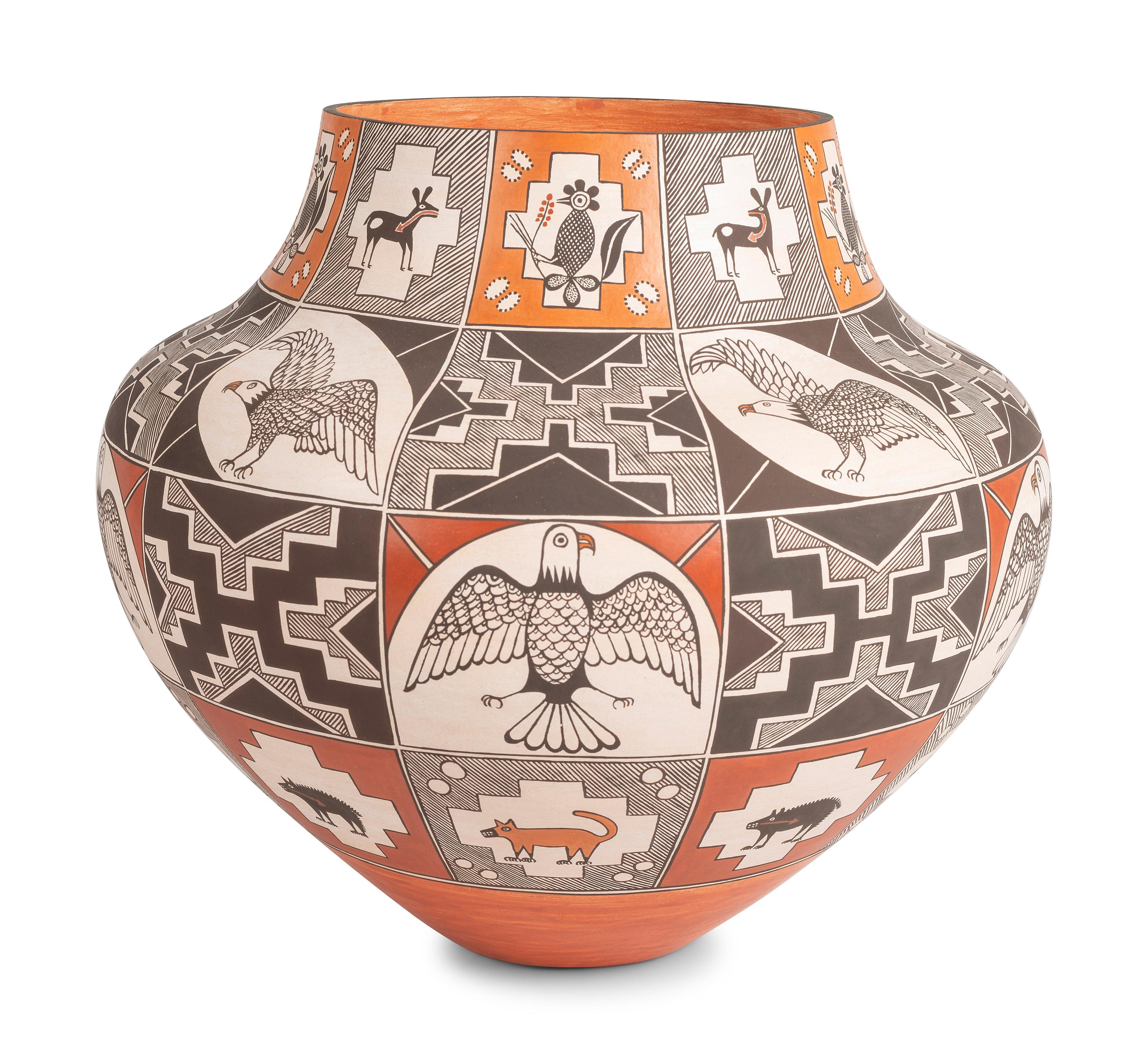 Polychrome Pottery Jar