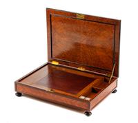 A Continental Inlaid and Parcel Ebonized Box