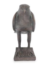 An Egyptian Style Bronze Falcon