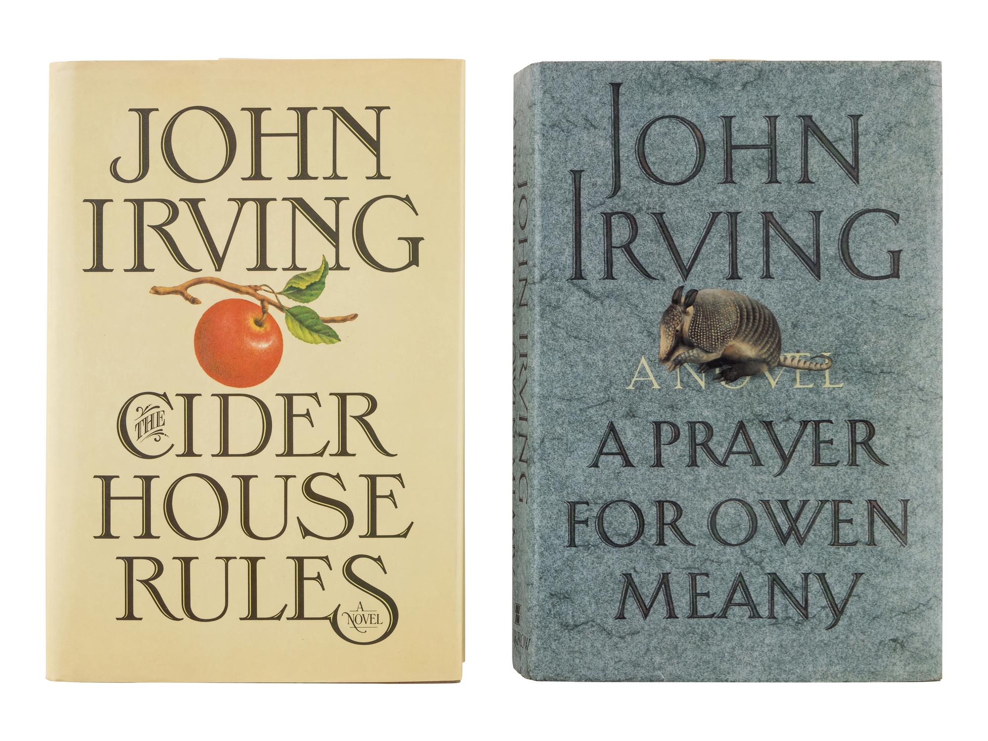 IRVING, John (b. 1942). Cider House Rules . New York: William Morrow and Company, Inc., 1985.