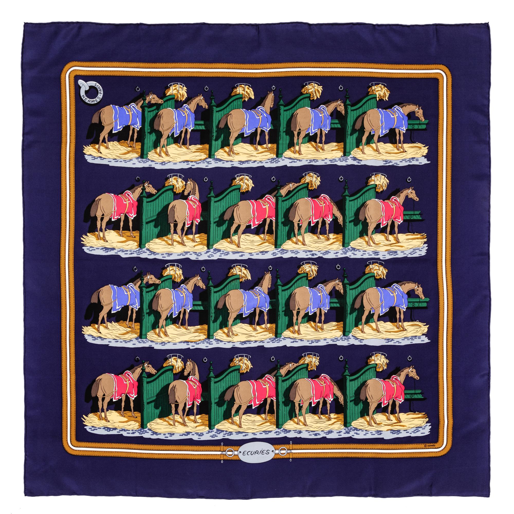 Hermès 90cm Silk Scarf