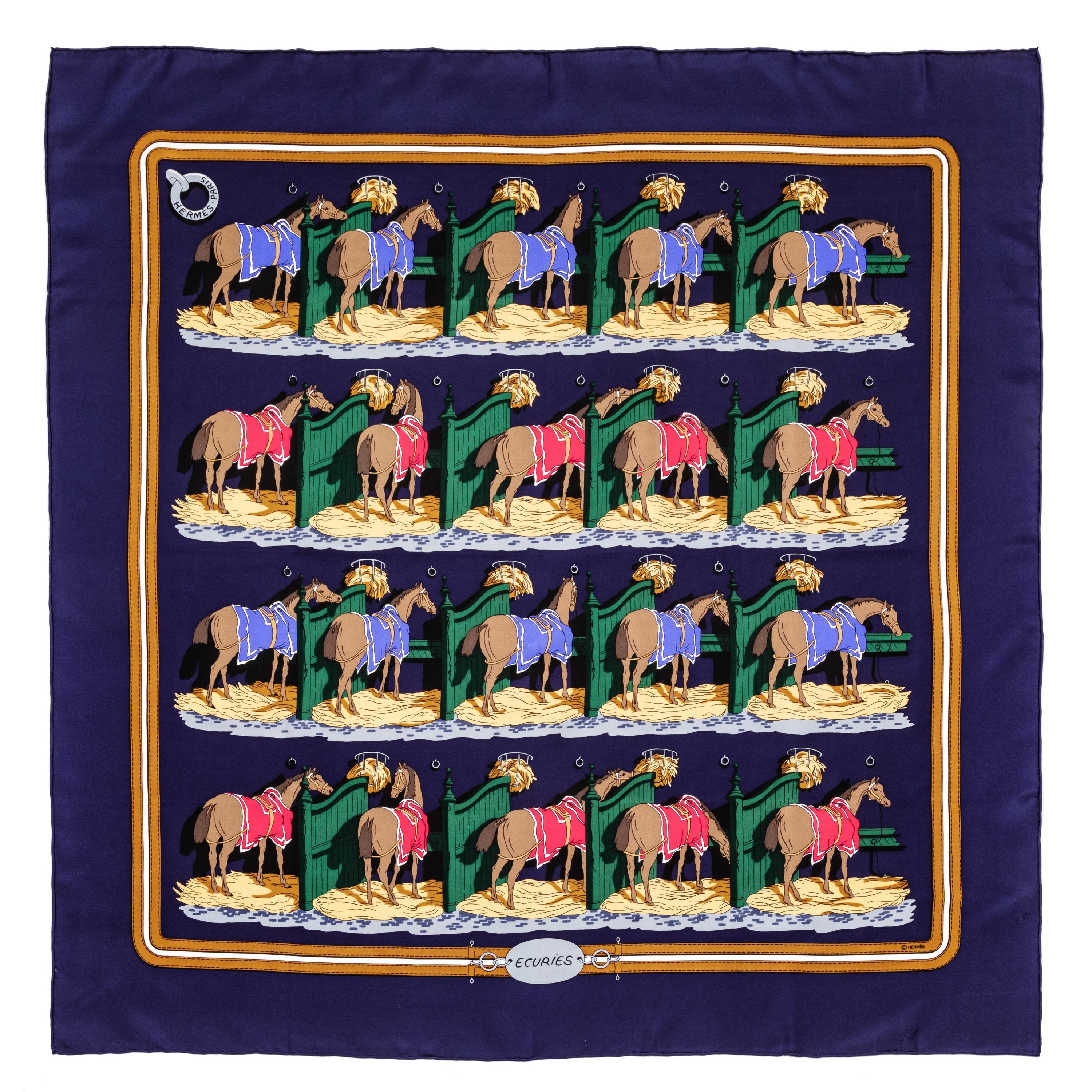 Hermès 90cm Silk Scarf