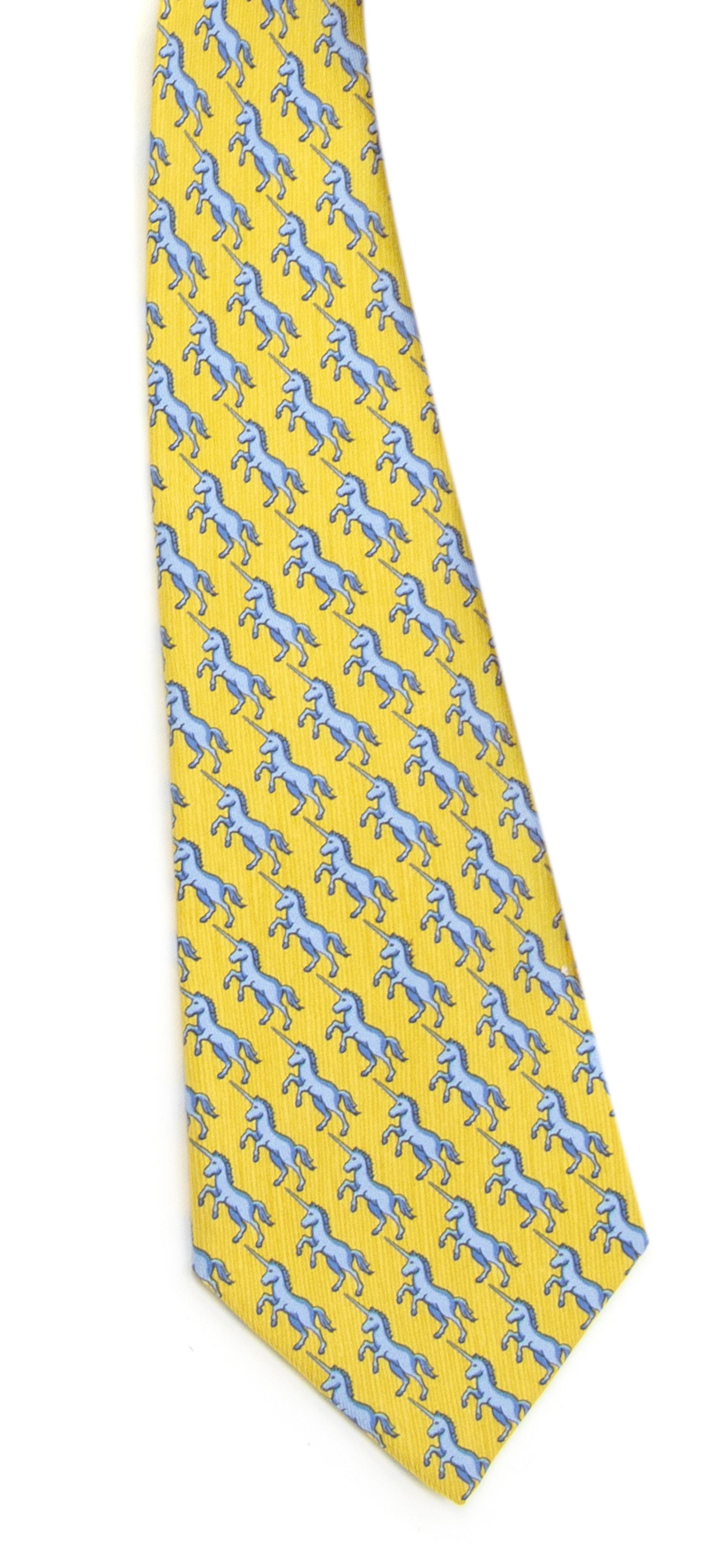 An Hermes Silk Necktie,