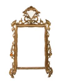 An Italian Baroque Style Giltwood Mirror Frame