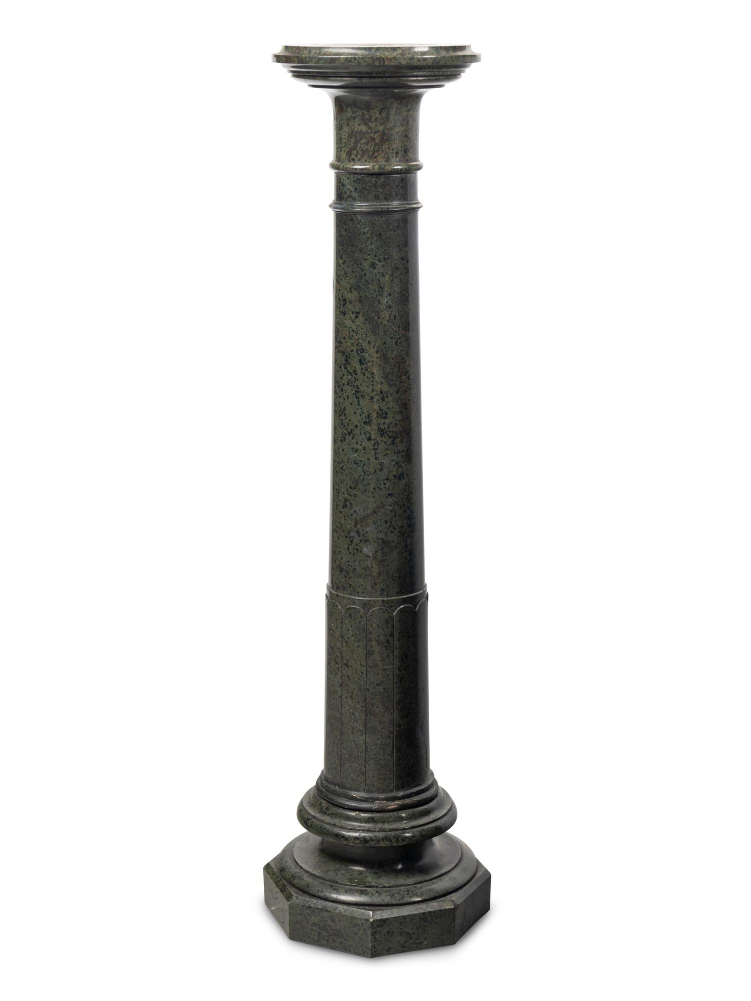 A Continental Marble Pedestal