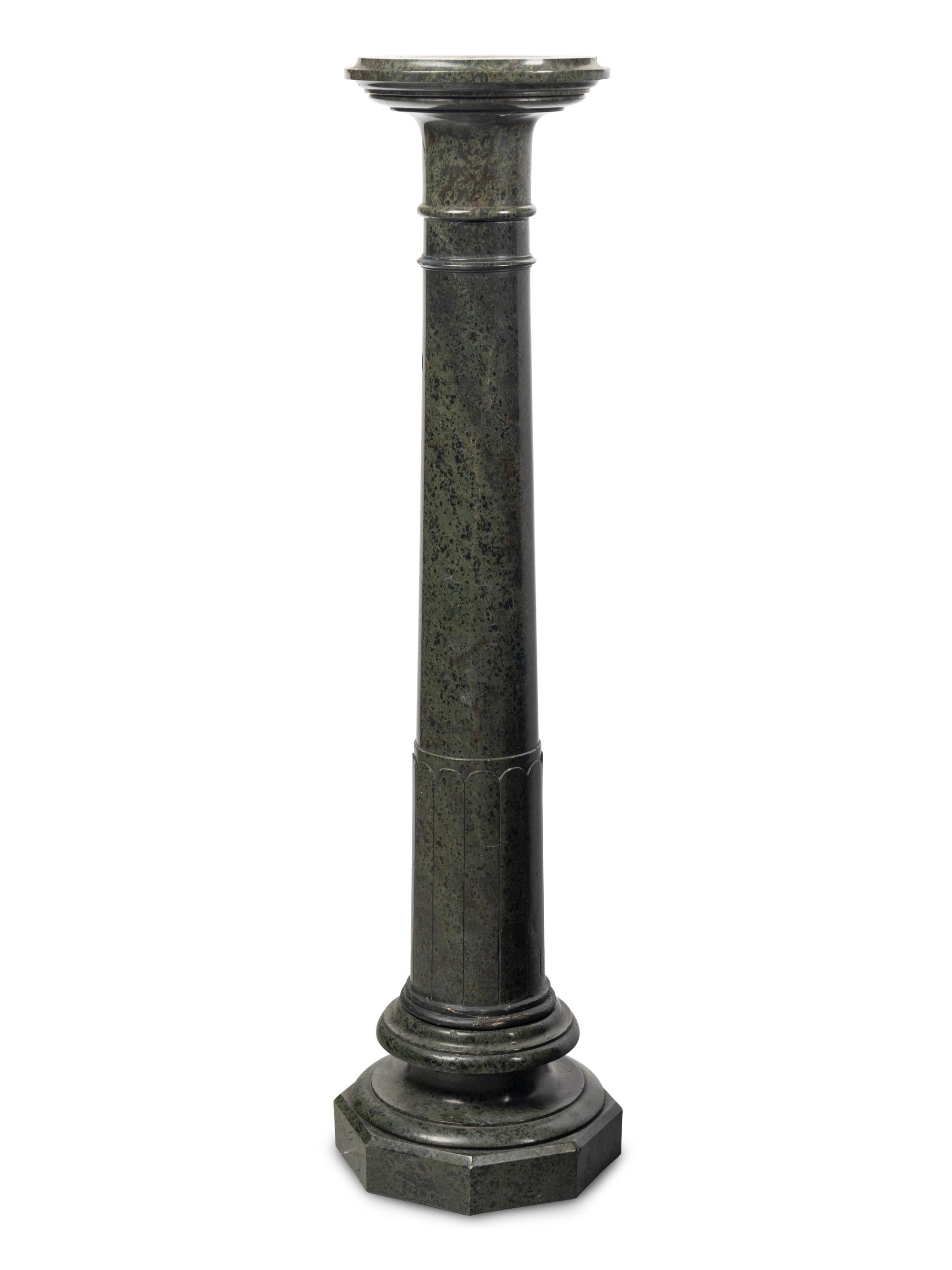 A Continental Marble Pedestal