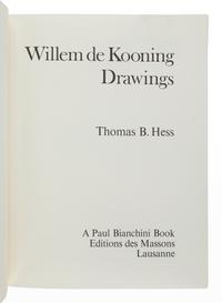 [DE KOONING, Willem (1904-1997)]. HESS, Thomas B. Willem de Kooning Drawings. Lausanne, Switzerland: Editions des Massons Lausanne, 1972.