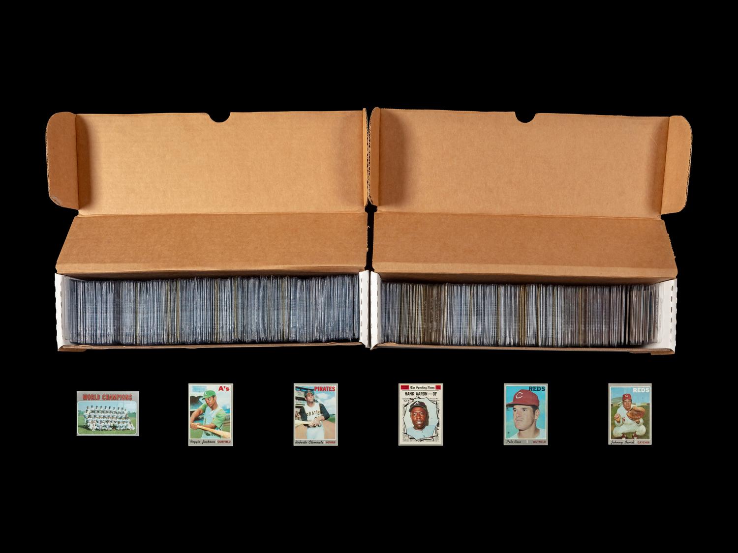 A Partial Set of 1970 Topps Baseball Cards (648/720)