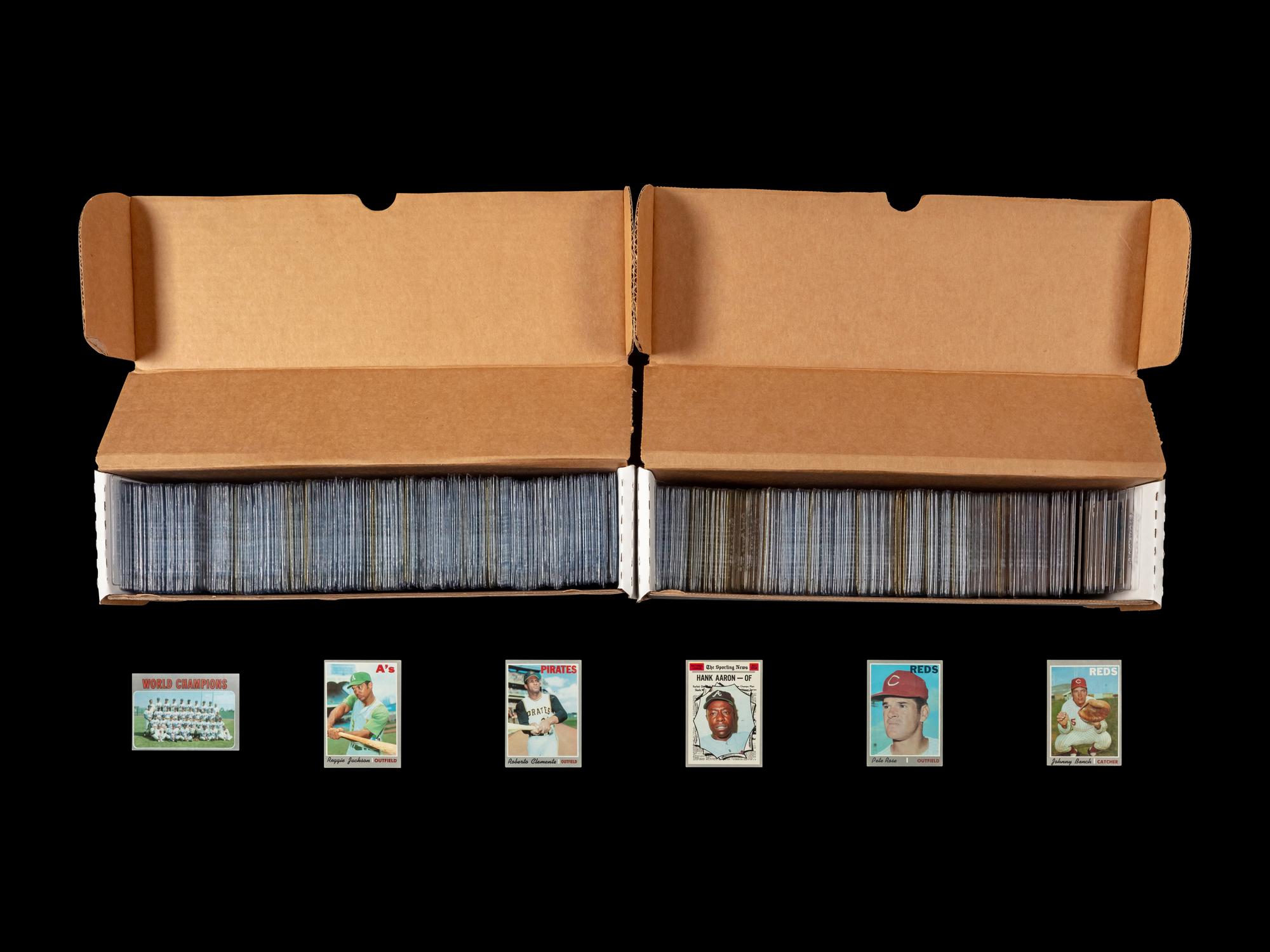 A Partial Set of 1970 Topps Baseball Cards (648/720)