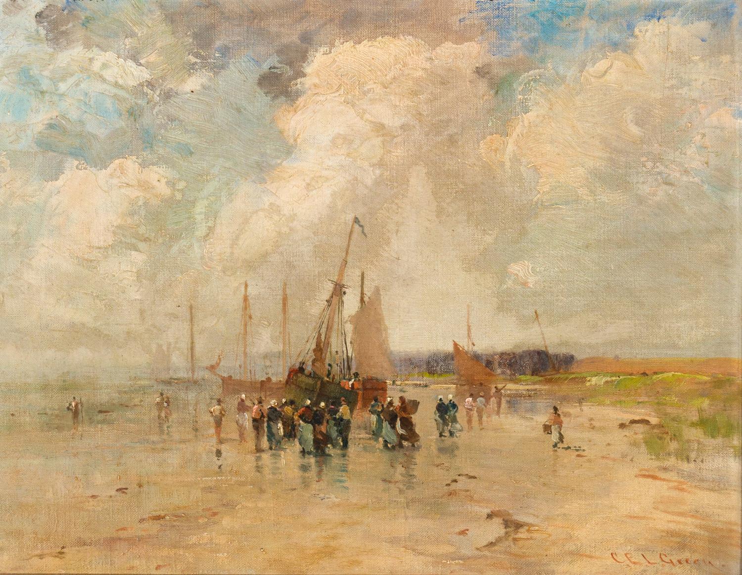 Figures on the Beach, Low Tide