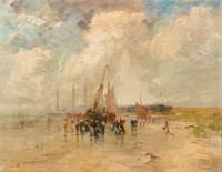 Figures on the Beach, Low Tide