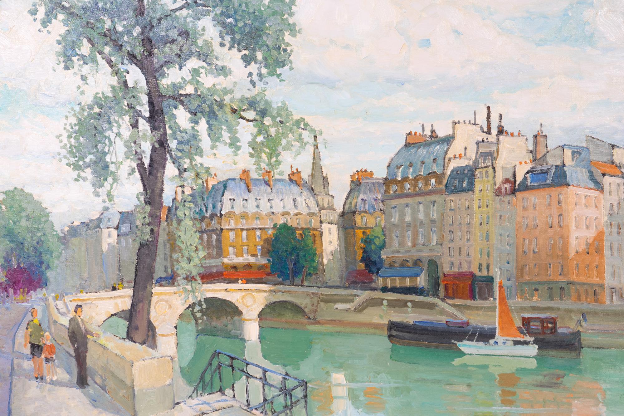 Untitled (Sailboat on the Canal)
