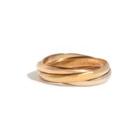 CARTIER, TRICOLOR GOLD 'TRINITY' RING