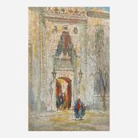 George Wharton Edwards (American, 1859–1950) Doorway, Palace of Sultan Bayezid II