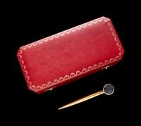 A Cartier Gold-Plated Loupe Limited Edition Ballpoint Pen