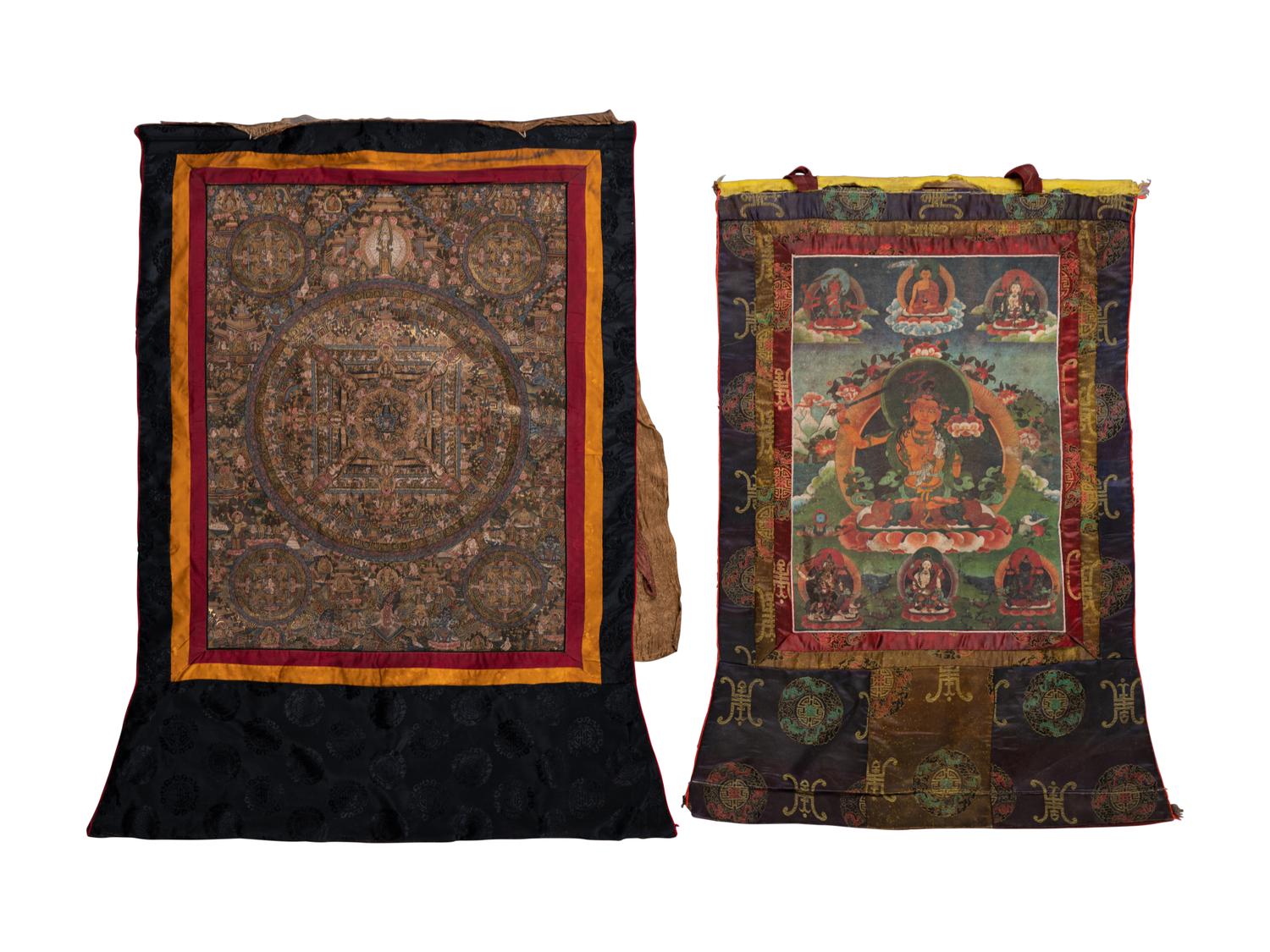 Four Tibetan Thangka