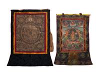 Four Tibetan Thangka