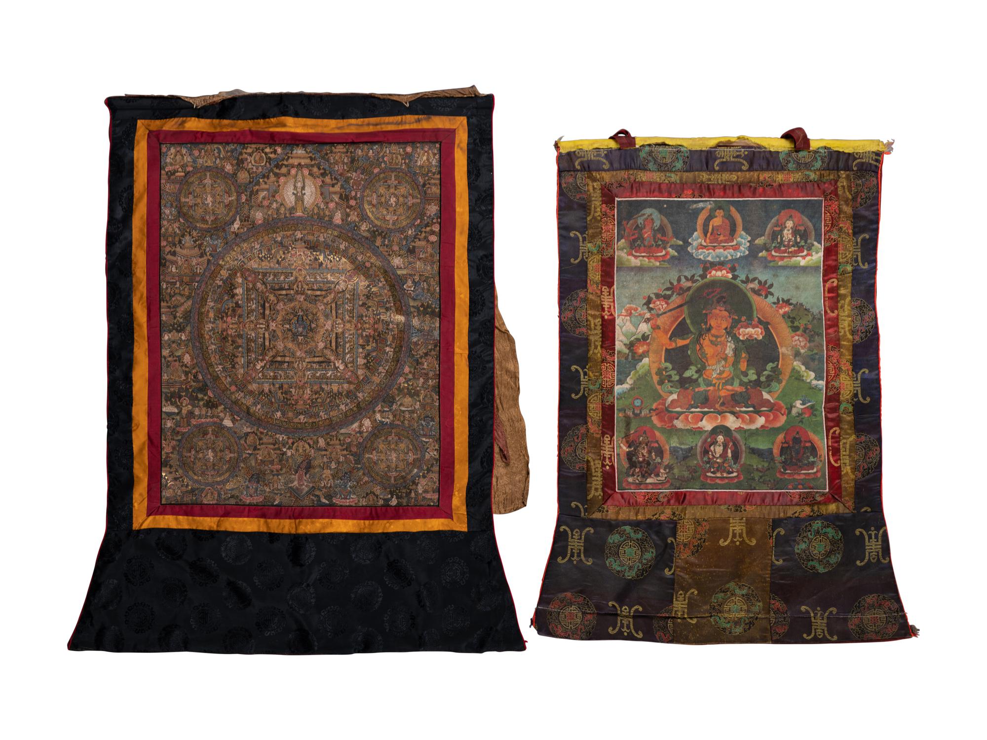 Four Tibetan Thangka