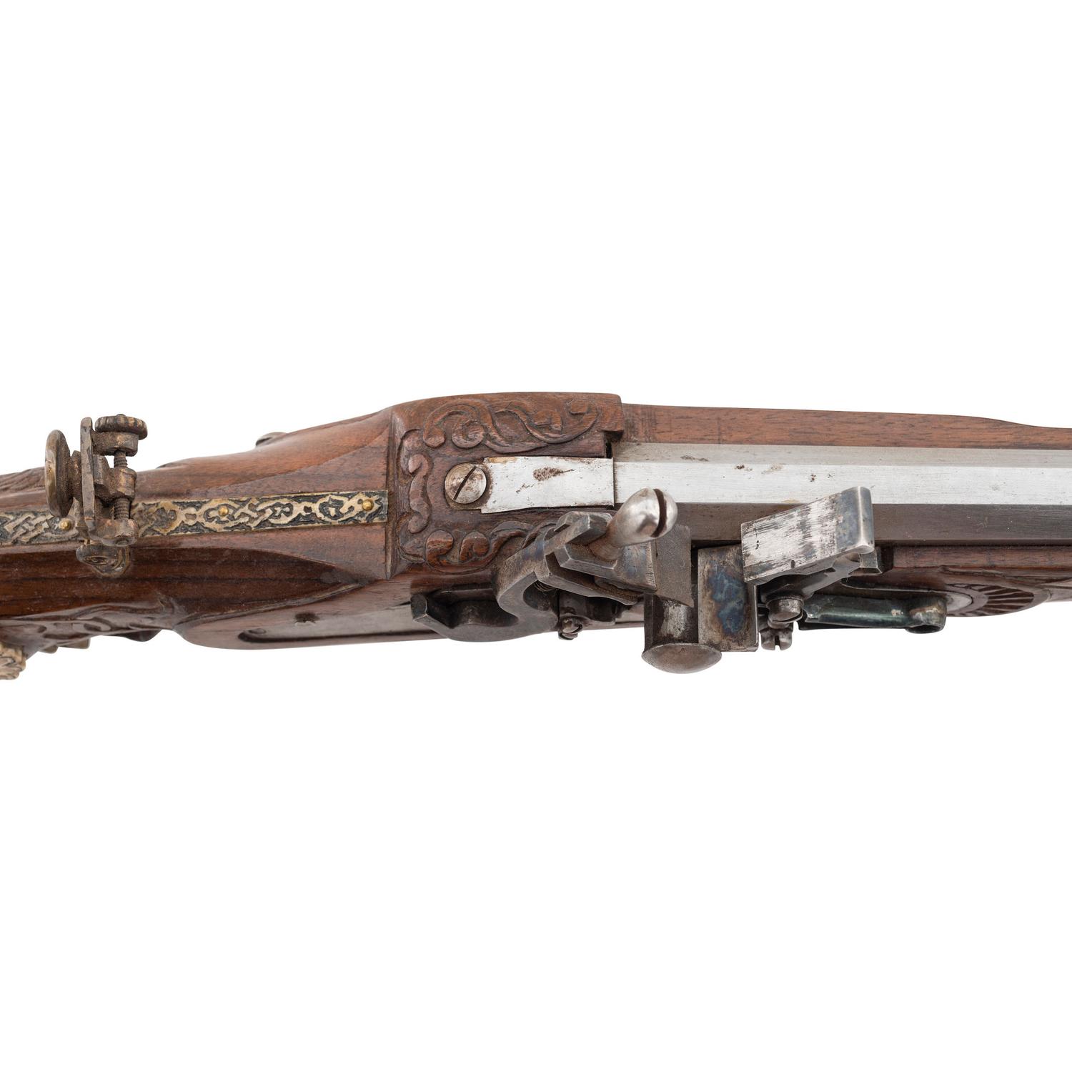 Contemporary Snaphaunce Rifle with Heidelberg Castle Motif