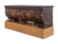 An Italian Polychrome Painted Cassone