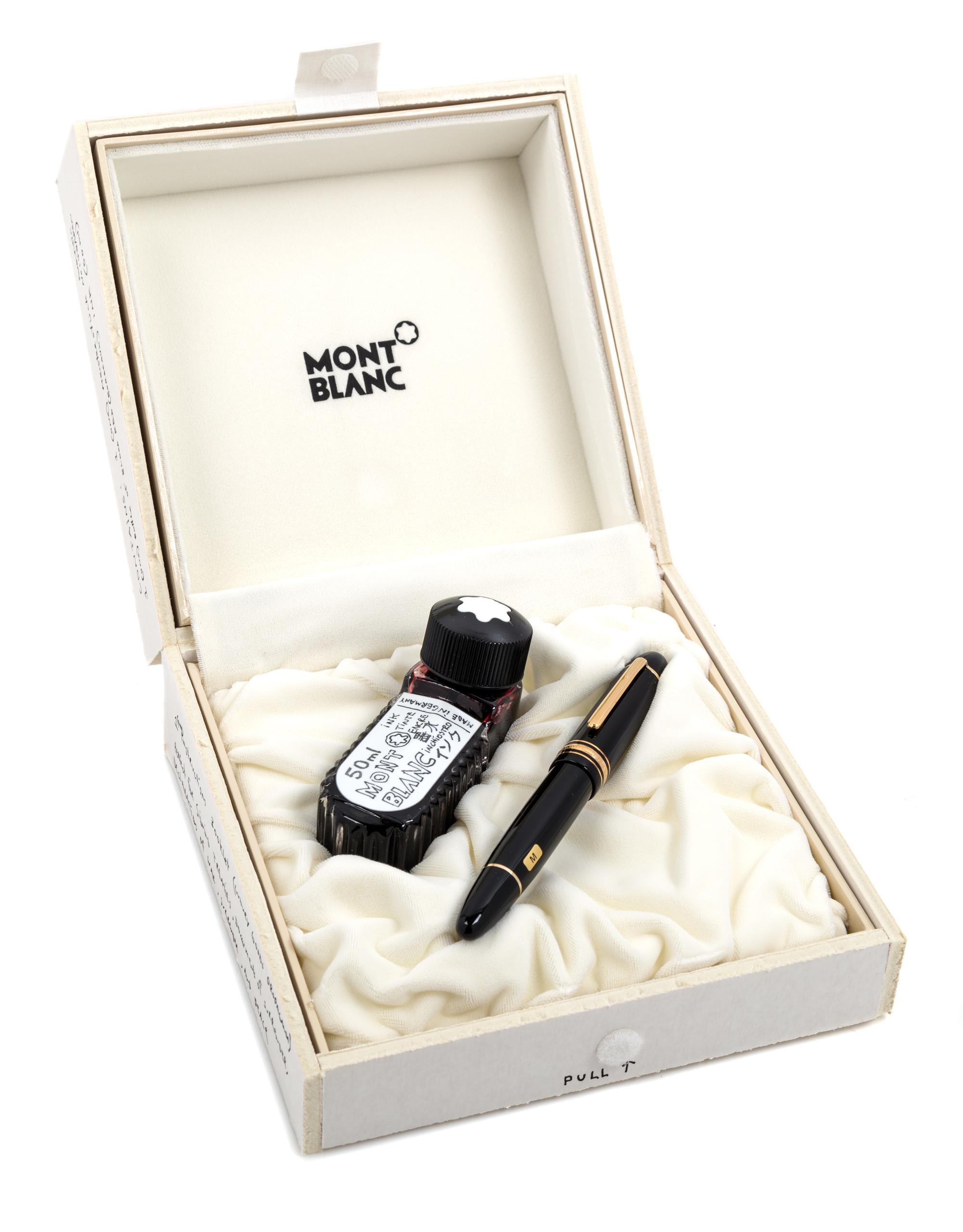 A Montblanc Meisterstuck UNICEF: Tom Sachs Limited Edition Fountain Pen and Ink Set