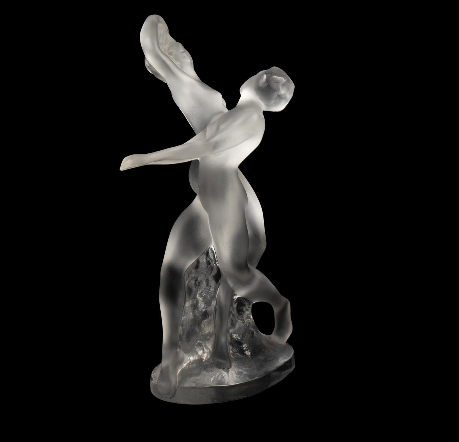 A Lalique Deux Danseuses Figural Group