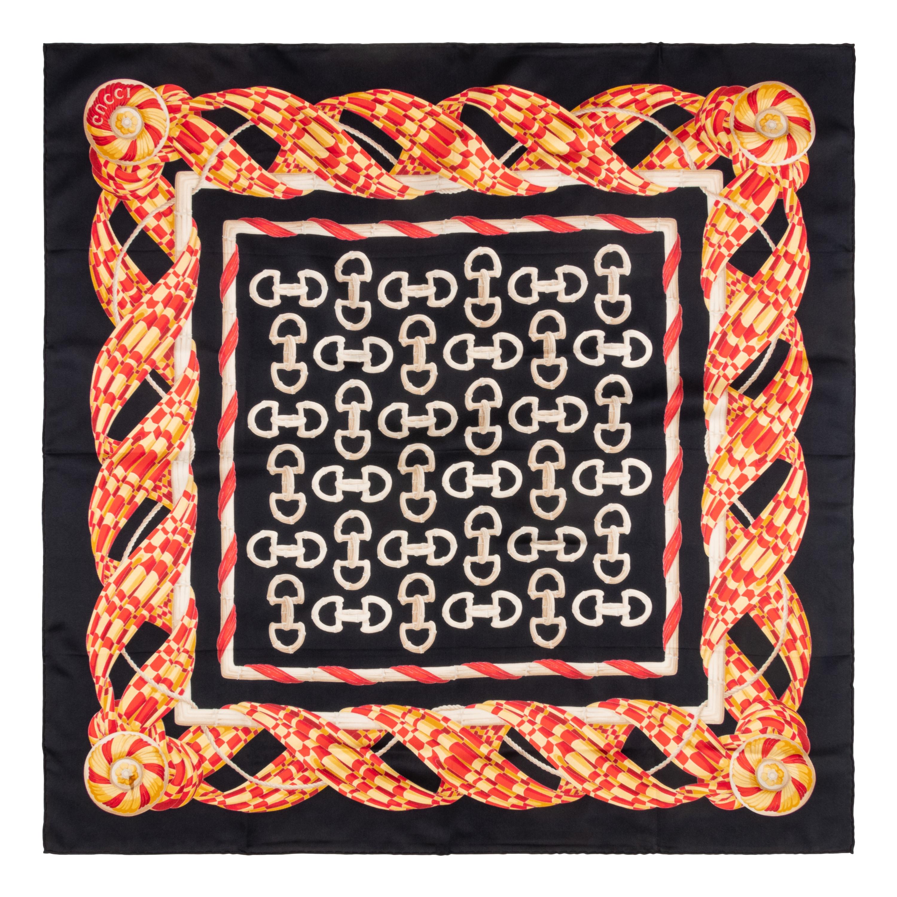 Gucci & Ferragamo, Five Silk Scarves