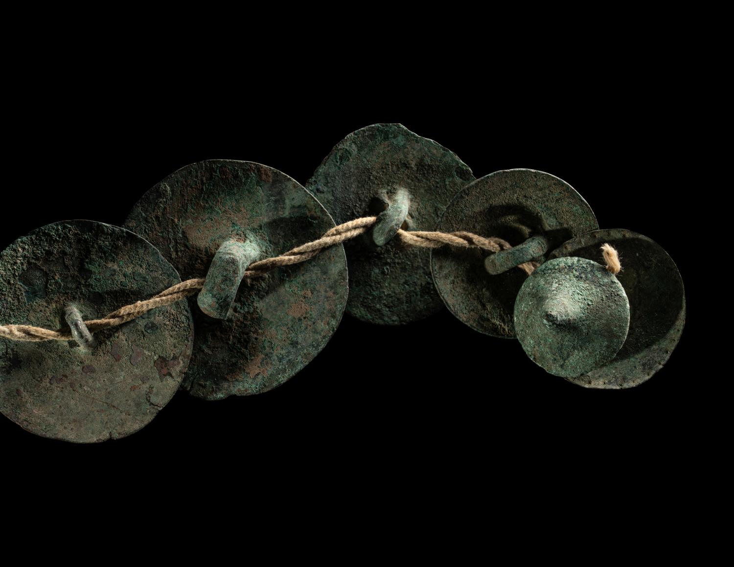A Group of 15 Luristan Bronze Lids or Discs