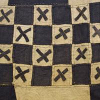 A Hand Woven Kuba Cloth 166" W x 23" H — Democratic Republic of the Congo, Mid-20th Century