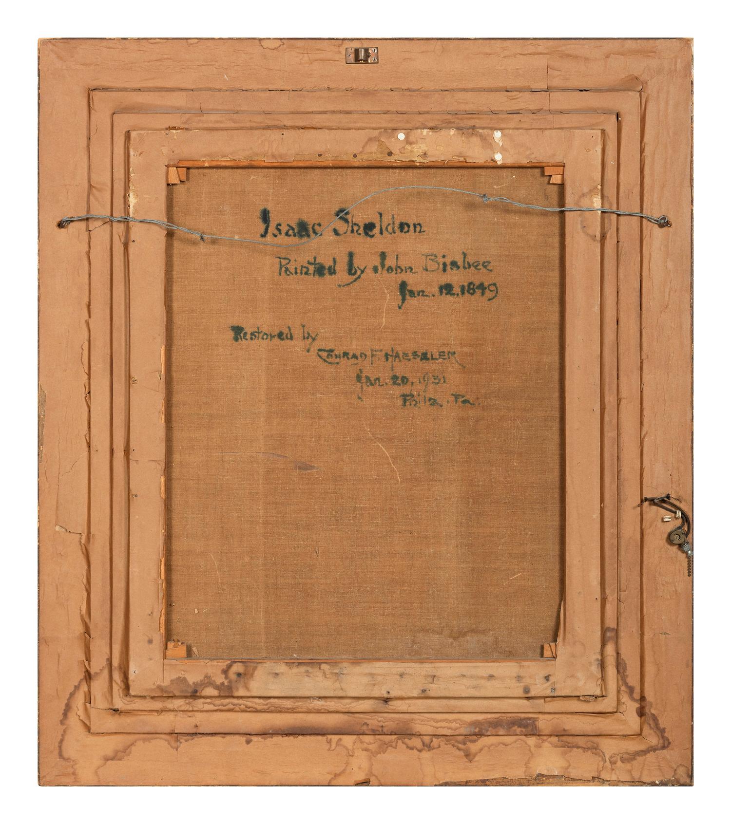 John Bisbee (19th Century), Portrait Of Isaac Sheldon