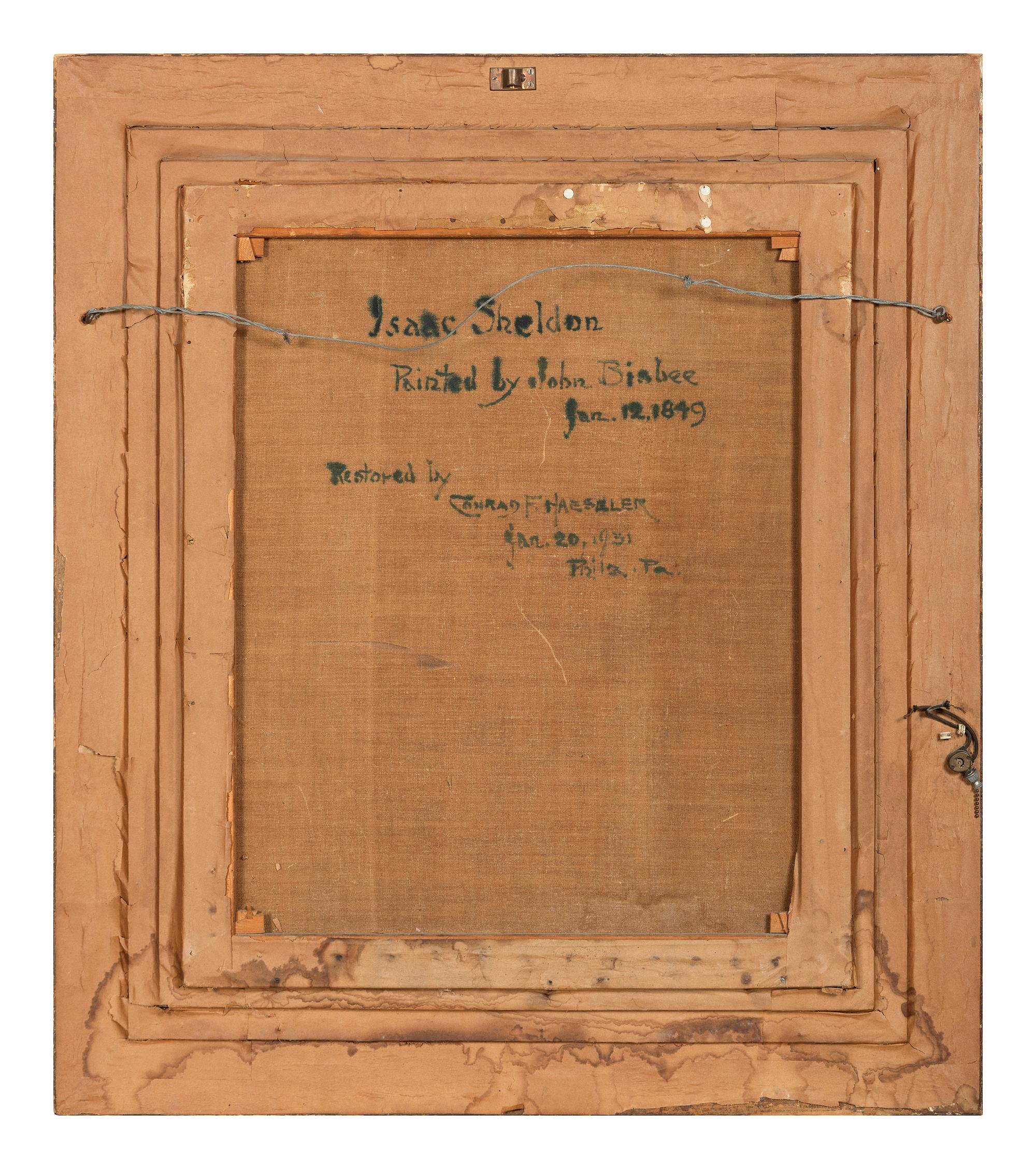 John Bisbee (19th Century), Portrait Of Isaac Sheldon